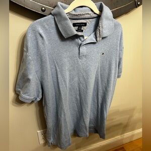 Tommy Hilfiger Classic Fit Mens Light Blue Short Sleeve Polo shirt Size XL